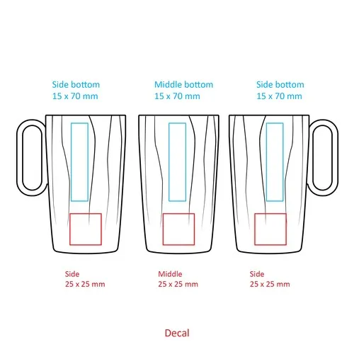 Calypso 330ml tasse à café en céramique STOCK