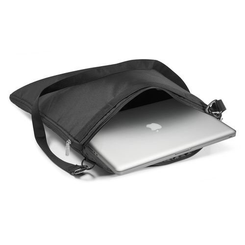 Besace Ordinateur Moussée Extensible - Polyester Recyclé