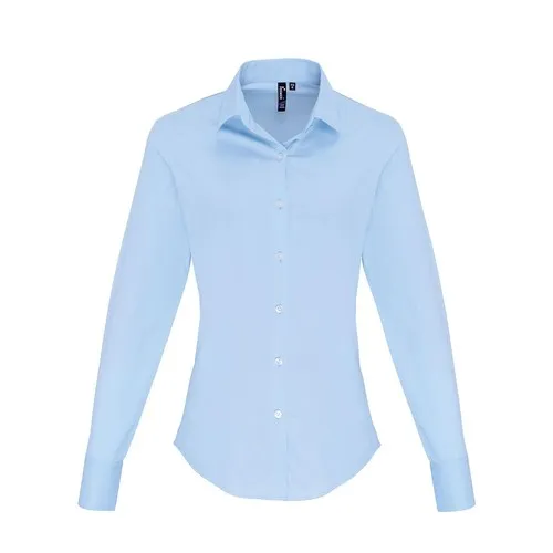 Chemise Manches Longues En Poplin Pour Femmes
