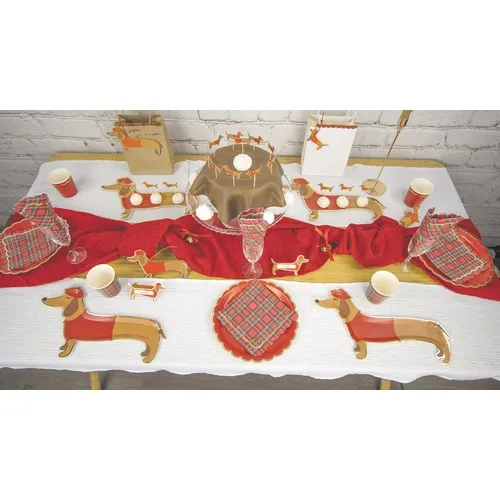 Plateaux Jetables Teckel 35cm - Lot de 2 - Certification FSC