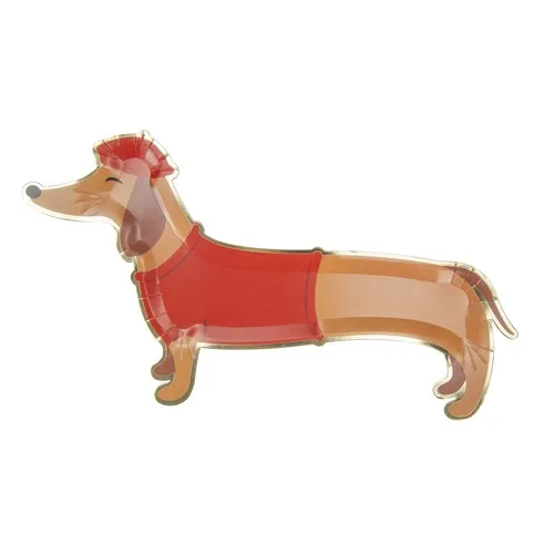 Plateaux Jetables Teckel 35cm - Lot de 2 - Certification FSC