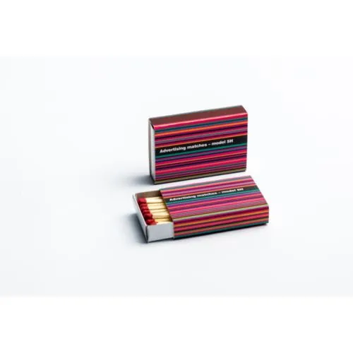 Boîte d'allumettes personnalisée - 38 tiges - Quadrichromie
