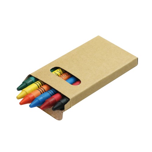 Crayons de couleur sans taille - Set de 6 couleurs personnalisables