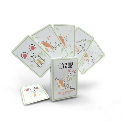 Jeu de memo et points à relier - 22 cartes