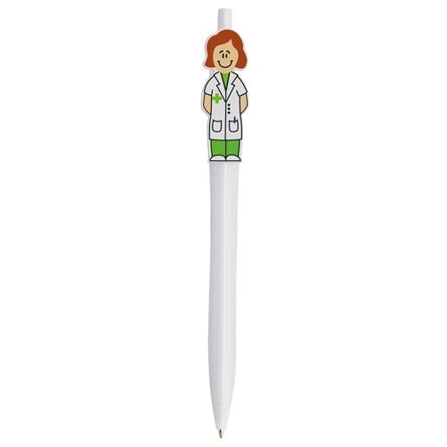 Stylo Bille Pharmacienne Rose - Personnalisable par Sérigraphie