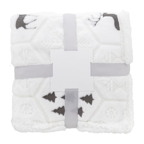 Couverture de Noël Écologique RPET - Personnalisable par Sérigraphie