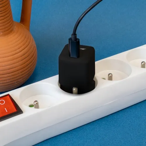 PRISE SECTEUR NOIRE 30W SUPERGAN ORIGINE FRANCE GARANTIE