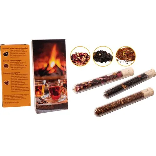Coffret Trio de Thés de Noël Personnalisable - Cadeau d'Entreprise