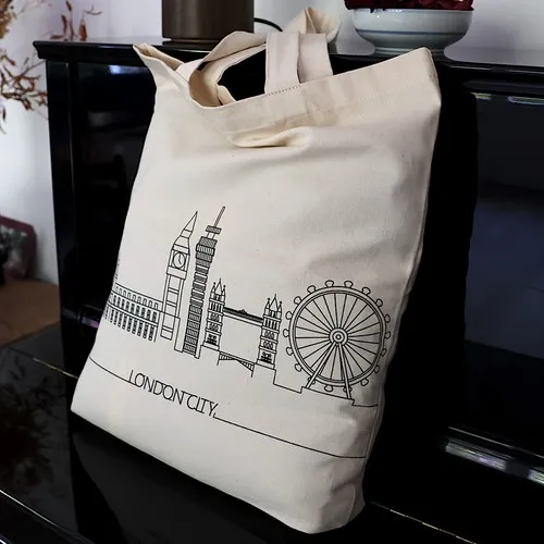 Sac Congrès 100% Coton 300g/m² - Personnalisable pour Événements Pro