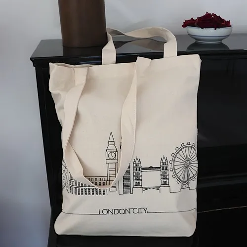 Sac Congrès 100% Coton 300g/m² - Personnalisable pour Événements Pro
