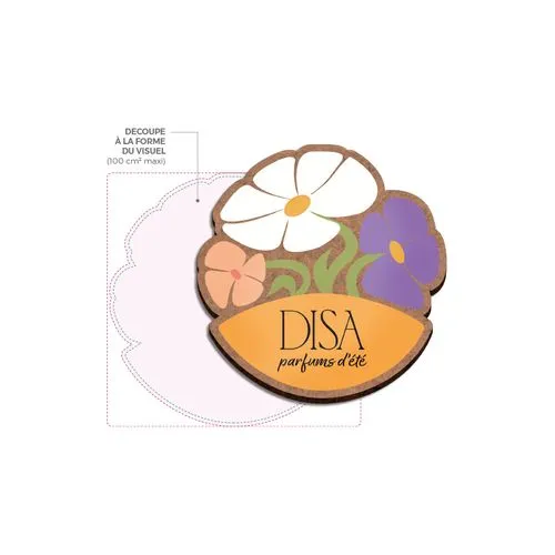 Sous-Verre Personnalisé MDF 3mm Découpe Forme - Fabrication Française