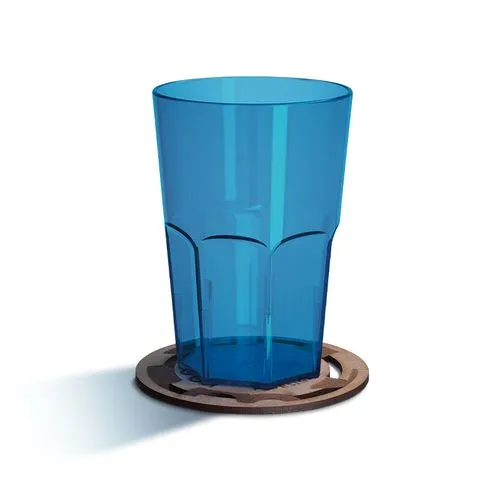 Sous-Verre Personnalisé MDF 3mm Découpe Forme - Fabrication Française