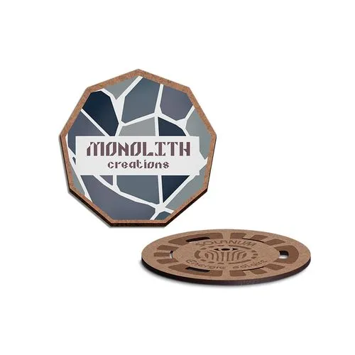 Sous-Verre Personnalisé MDF 3mm Découpe Forme - Fabrication Française