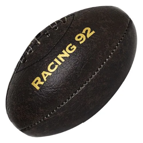 Mini Ballon de Rugby Vintage en Simili-Cuir Personnalisable