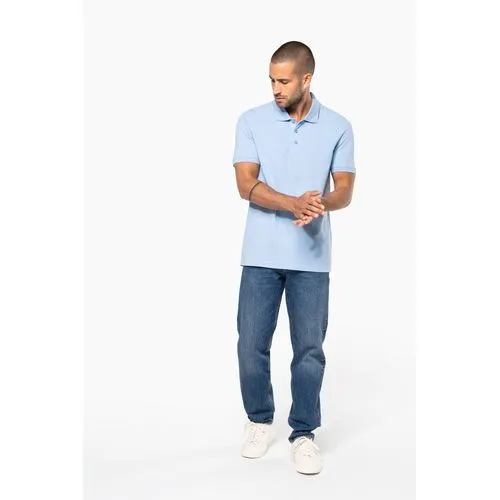 Polo Piqué Homme Manches Courtes - Coton Peigné Premium 215g