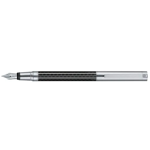 Stylo Plume Prestige Carbone et Chrome - Personnalisable par Gravure