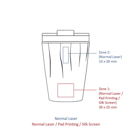 TUMBLER CALYPSO 330ml NOIR * STOCK