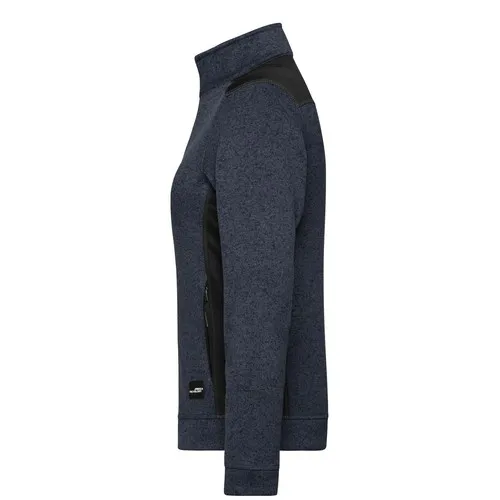 Veste workwear polaire tricotée femme