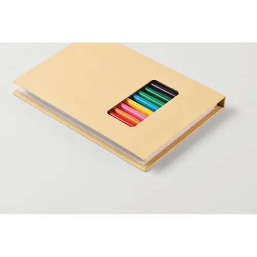 Set de Coloriage Enfant Personnalisable 50 Feuilles + 12 Crayons