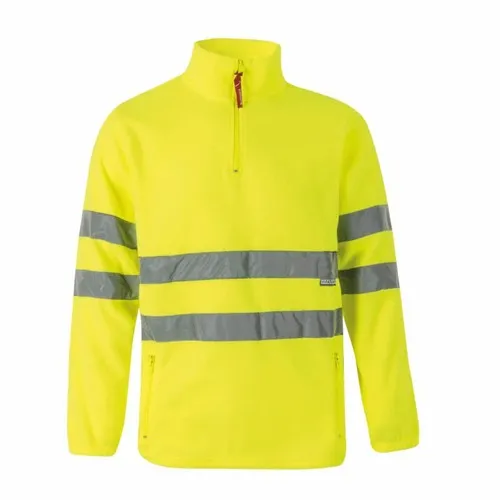 Sweat-shirt haute visibilité à bandes réfléchissantes personnalisable