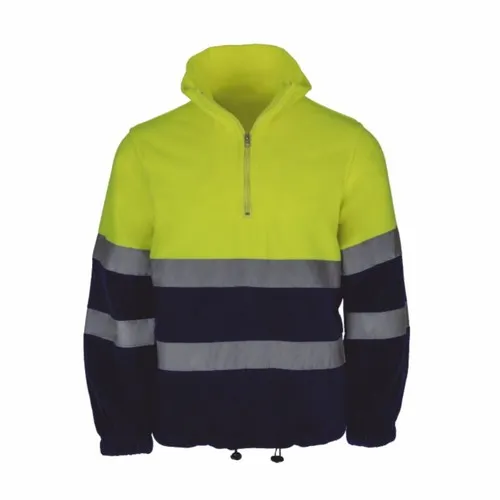 Sweat-shirt haute visibilité à bandes réfléchissantes personnalisable