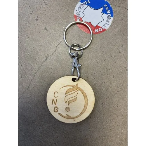 Porte-clés en Chêne Français Personnalisable - Fabrication Solidaire