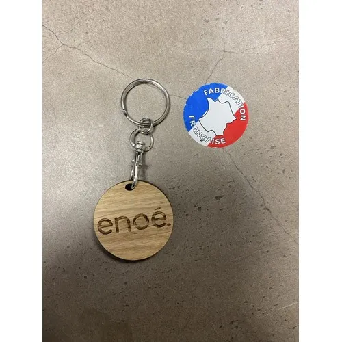 Porte-clés en Chêne Français Personnalisable - Fabrication Solidaire