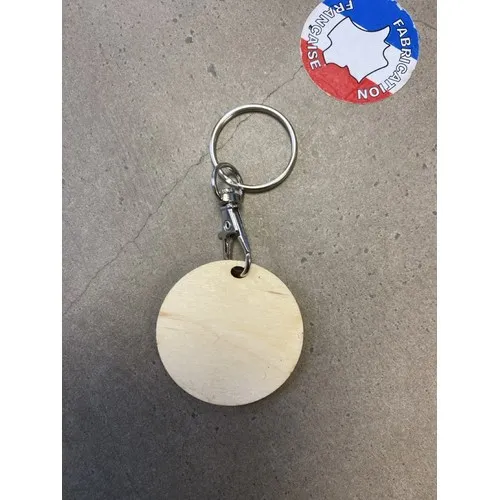 Porte-clés en Chêne Français Personnalisable - Fabrication Solidaire