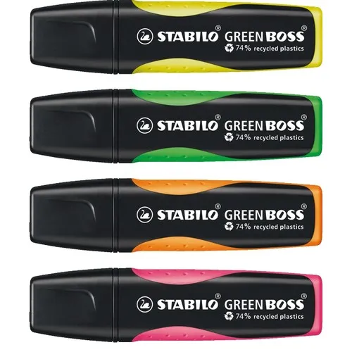 Surligneur écologique rechargeable personnalisable par sérigraphie