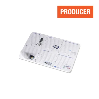 Bloc-notes adhésif puzzle personnalisable - 30 feuilles repositionnables