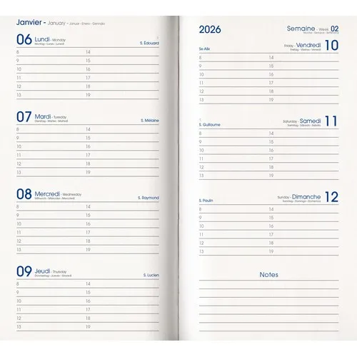 AGENDA POCHE VIVEL VIOLET