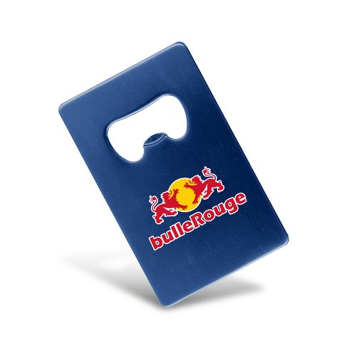 Plaque Décapsuleur Aluminium Personnalisable - Format Carte