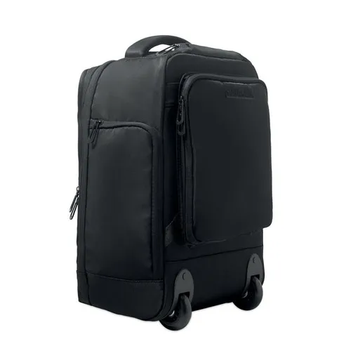 Sac à dos trolley RPET personnalisable - compartiment isotherme 15 pouces