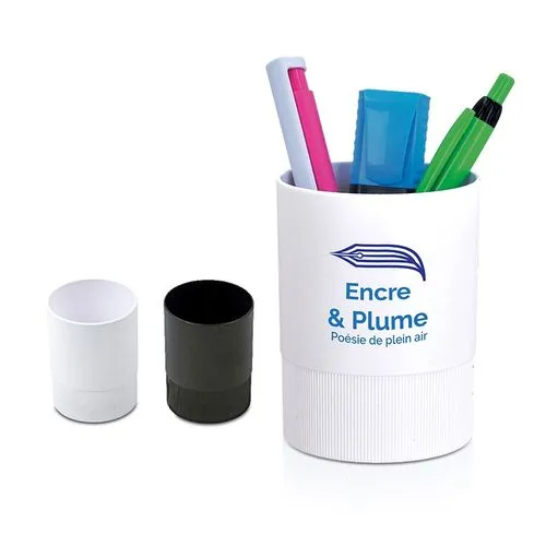 Pot à Crayons Plastique Personnalisable - Fabrication Française