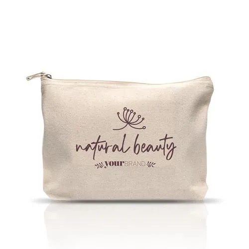 Pochette Coton 310g avec Compartiment - Personnalisable par Sérigraphie