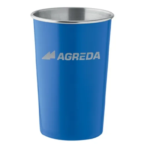 Gobelet Métal Argenté 500ml Réutilisable - Gravure Personnalisée