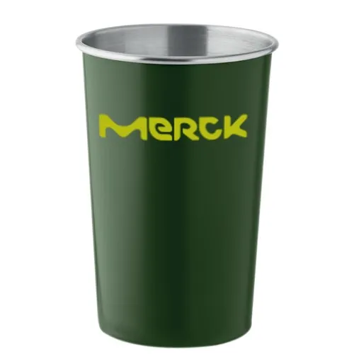 Gobelet Métal Argenté 500ml Réutilisable - Gravure Personnalisée