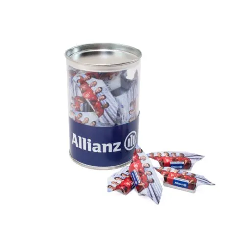 Tube avec des caramels