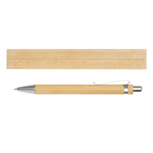 Porte-bloc Bambou avec Calendrier Perpétuel et Support Smartphone