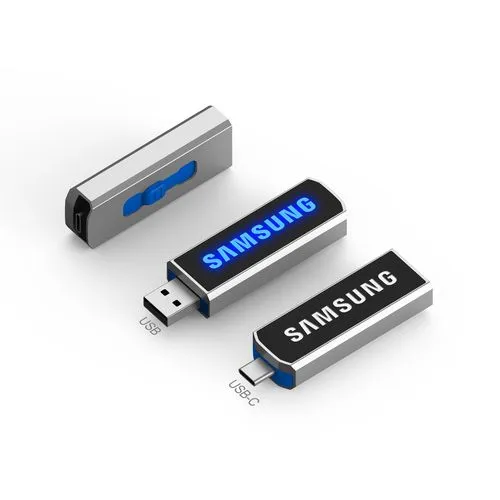 Clé USB Rétractable Double Connectique Smartphone & Tablette Apple