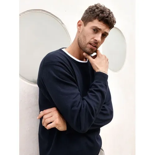 Mens' Round-Neck Pullover