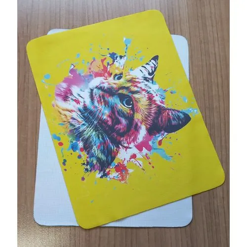 Tapis de souris textile personnalisable avec base antidérapante en silicone