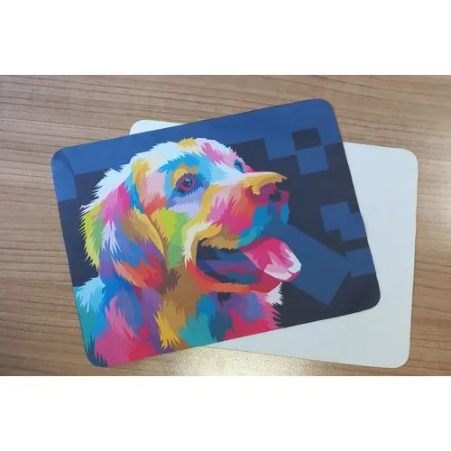 Tapis de souris textile personnalisable avec base antidérapante en silicone