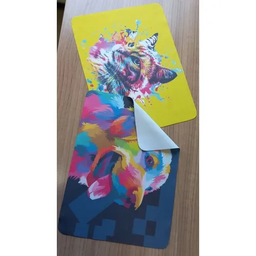 Tapis de souris textile personnalisable avec base antidérapante en silicone