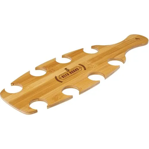 Porte-bouteille et verres à vin en bois personnalisable