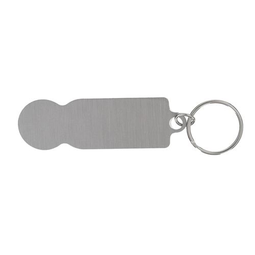 Porte-clés jeton aluminium personnalisable - Impression quadri