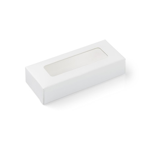 Boîte carton blanche avec fenêtre pour clé USB personnalisable