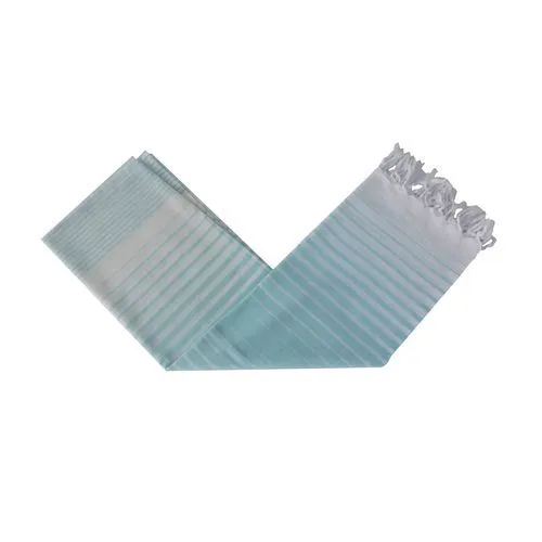 Paréo de plage personnalisé 100% coton Oeko-Tex - Tissage sur mesure