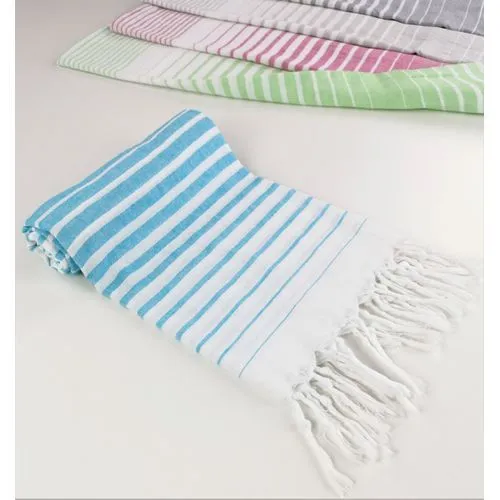 Paréo de plage personnalisé 100% coton Oeko-Tex - Tissage sur mesure