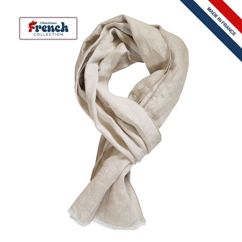 Chèche Coton Tricolore Bleu Blanc Rouge - Fabrication Française 110g